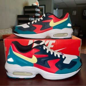 Air Max 2 Light SP 'Red Navy Emerald' - BRAND NEW WITH BOX